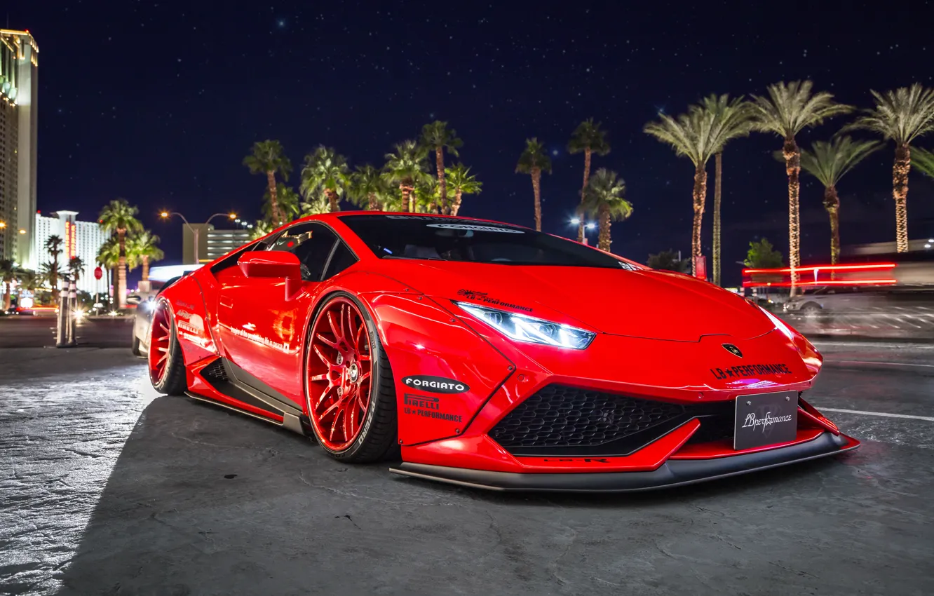 Photo wallpaper Lamborghini, SEMA, Wheels, 2015, Forgiato, Huracan