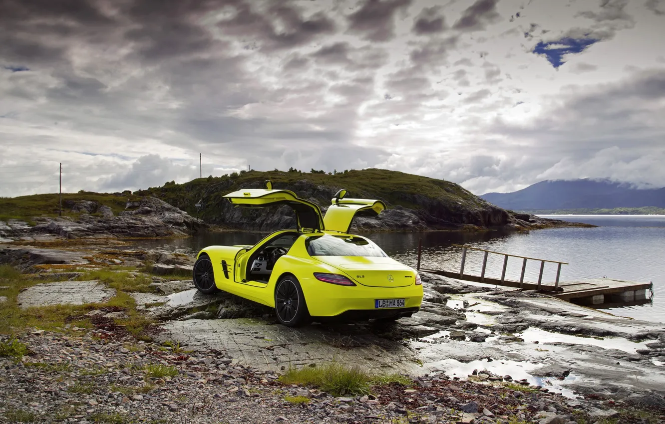 Photo wallpaper beach, the, sls, amg