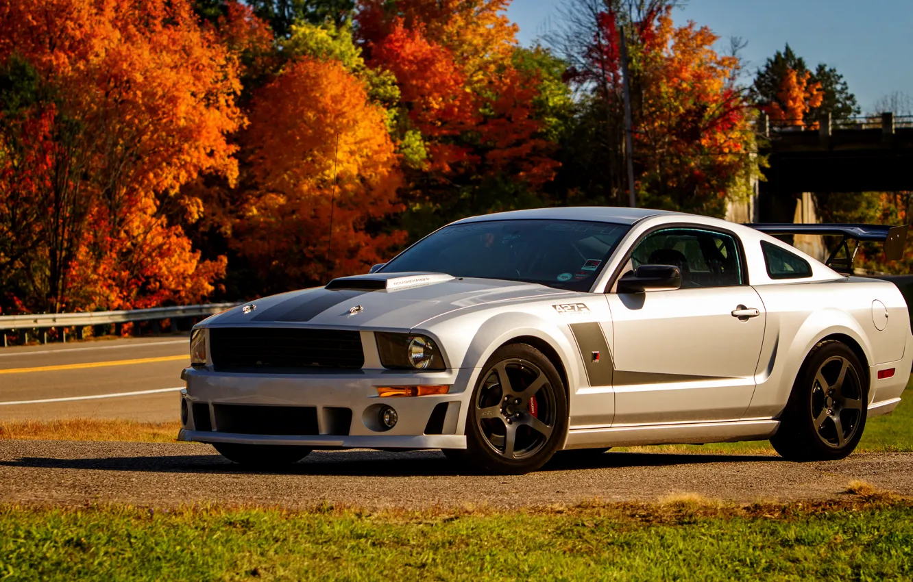 Photo wallpaper Mustang, Ford, Mustang, 2012, Ford, Roush, 427R