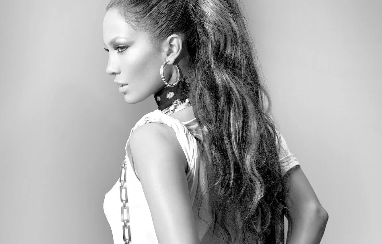 Photo wallpaper look, girl, hair, actress, singer, girl, Jennifer Lopez, singer