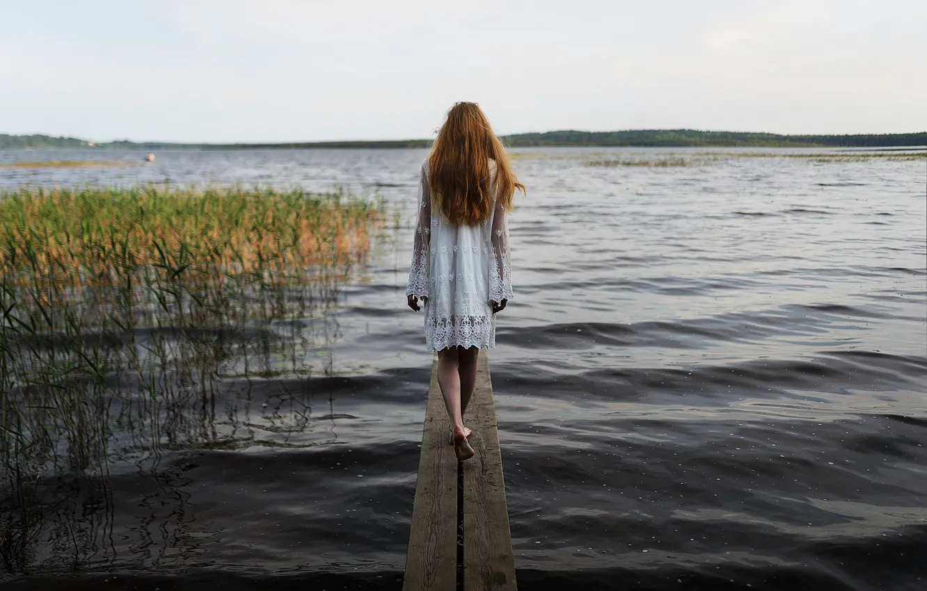 Photo wallpaper water, girl, Aleks Five, Elizabeth Malivanova