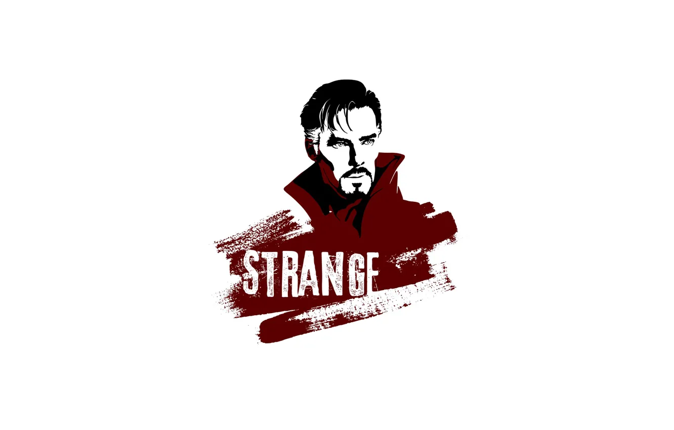 Photo wallpaper white background, Benedict Cumberbatch, Doctor Strange, Doctor Strange, by mad42sam