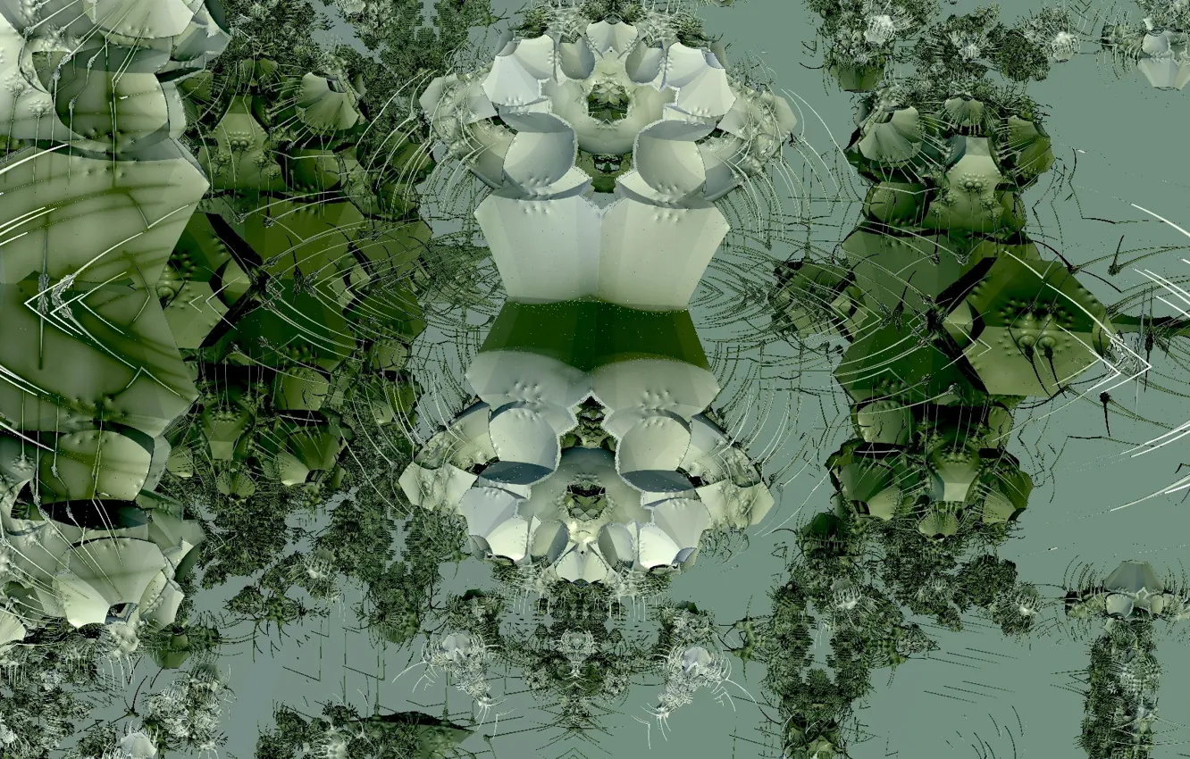 Photo wallpaper abstraction, background, form, Fractal