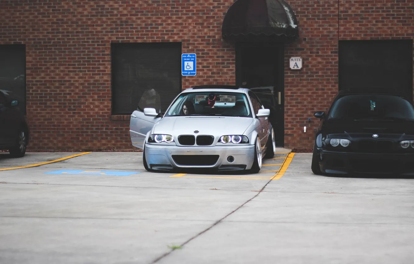 Photo wallpaper BMW, E46