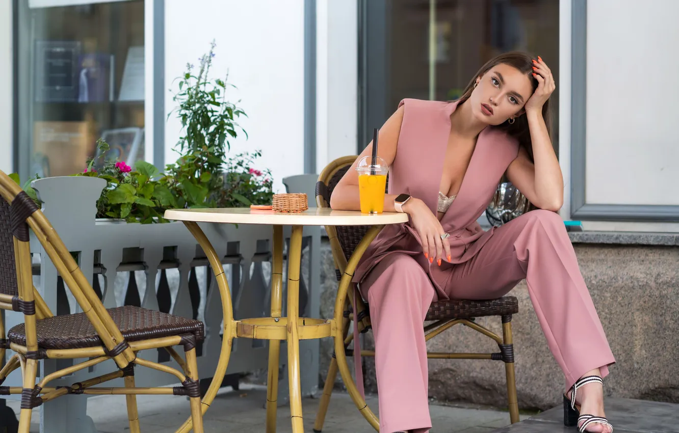 Photo wallpaper girl, sexy, Wallpaper, sweetheart, model, bright, makeup, slim