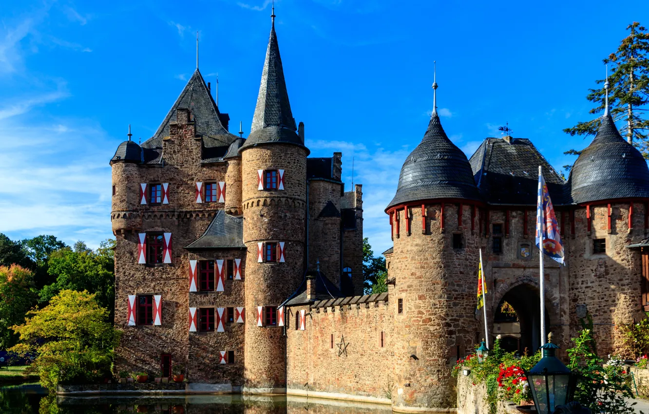 Photo wallpaper castle, Germany, Satzvey Castle