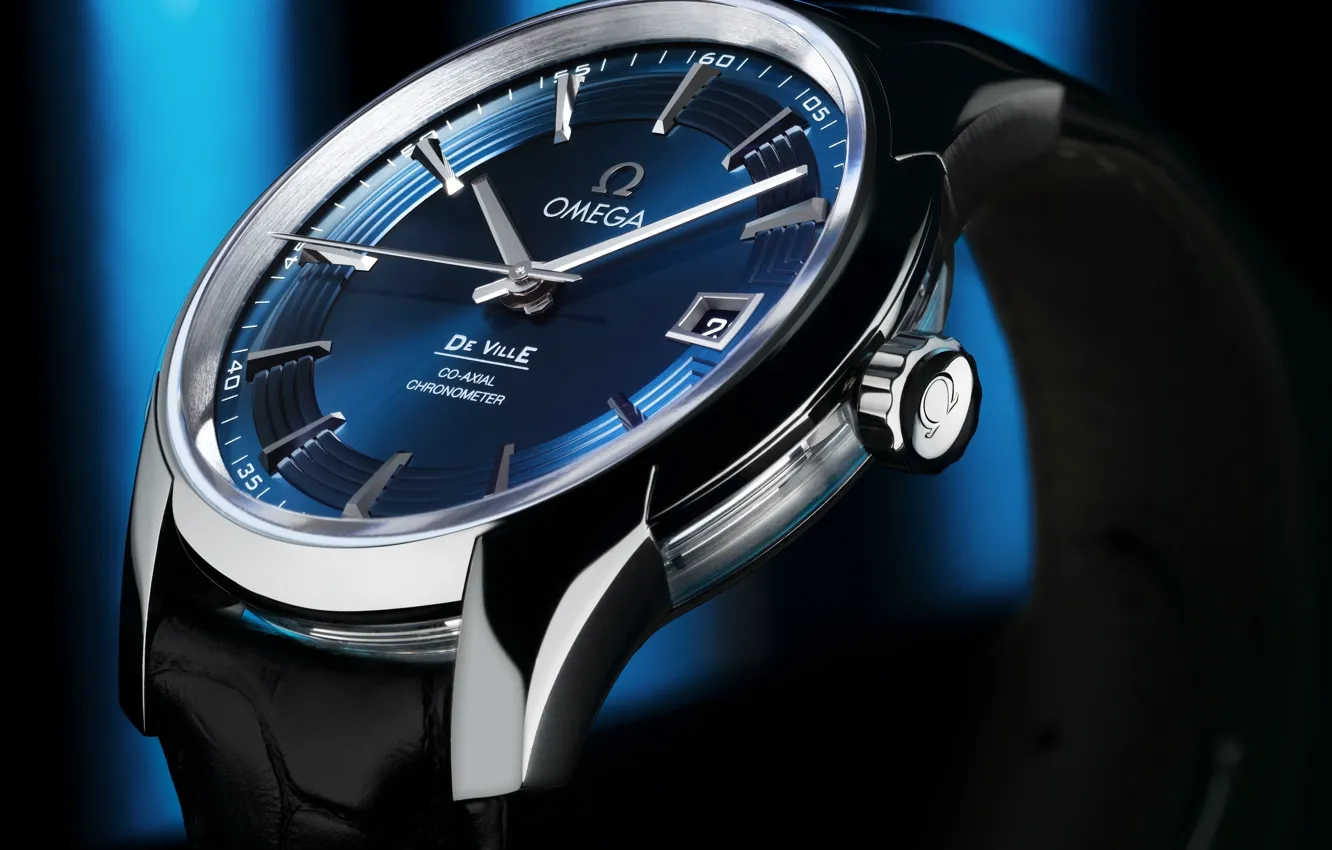 Photo wallpaper Omega, watch, quality
