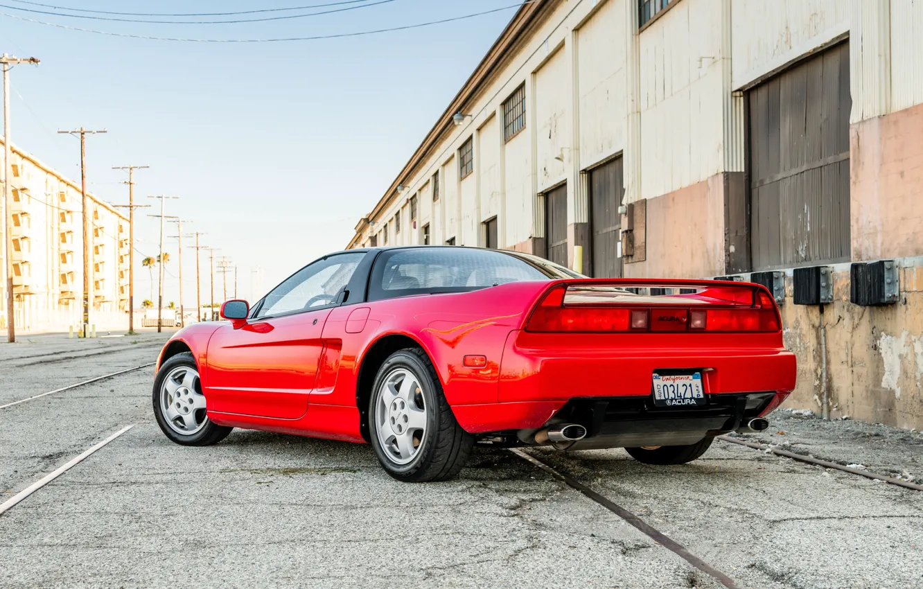 Photo wallpaper red, Acura, NSX, Acura NSX