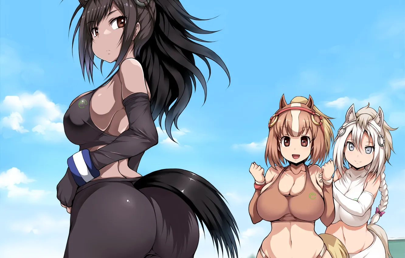 Photo wallpaper erotic, girl, sexy, Kemono Friends