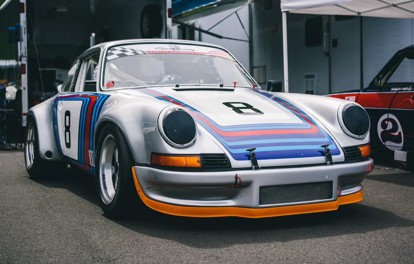 Photo wallpaper style, sports, Porsche 911, the front, RSR