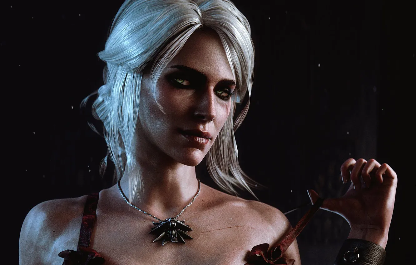 Photo wallpaper The witcher, 3D Art, Ciri, HENTAI, I was Art