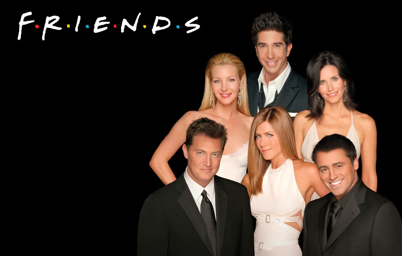 Photo wallpaper the series, Jennifer Aniston, actors, poster, Matthew Perry, characters, Comedy, sitcom