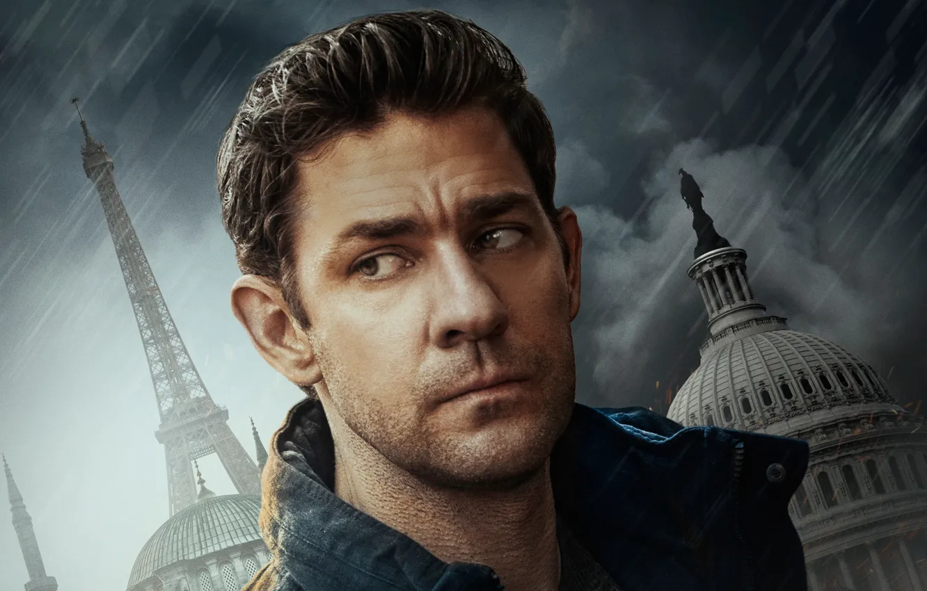 Photo wallpaper the series, poster, tv series, Jack Ryan, John Krasinski, John Krasinski