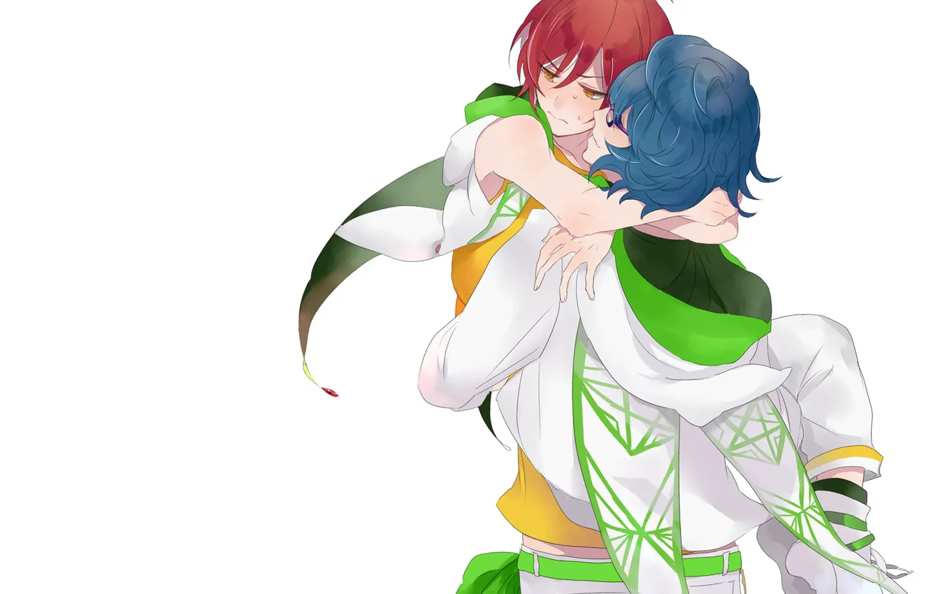 Photo wallpaper hugs, guy, two, Ensemble Stars!, Ensemble stars