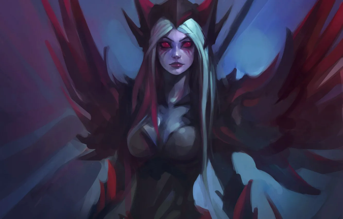 Photo wallpaper art, dota 2, Vengeful Spirit, moba