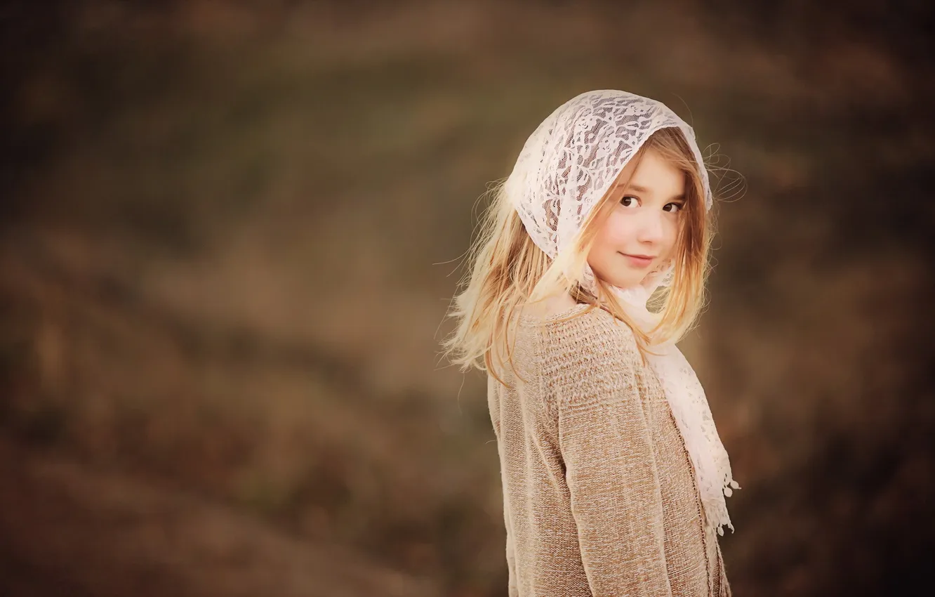 Photo wallpaper look, mood, girl