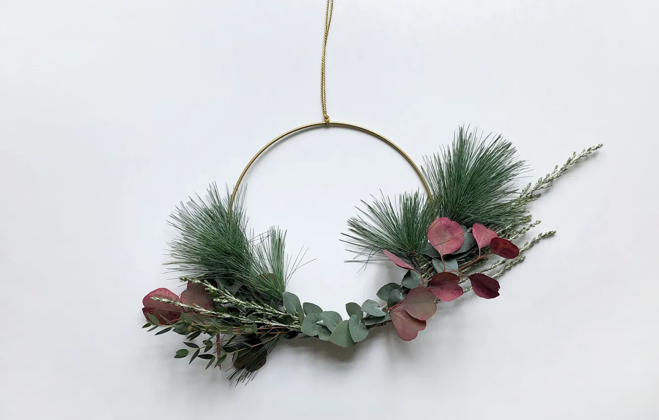 Photo wallpaper Christmas, decoration, branches, Diana Schroder