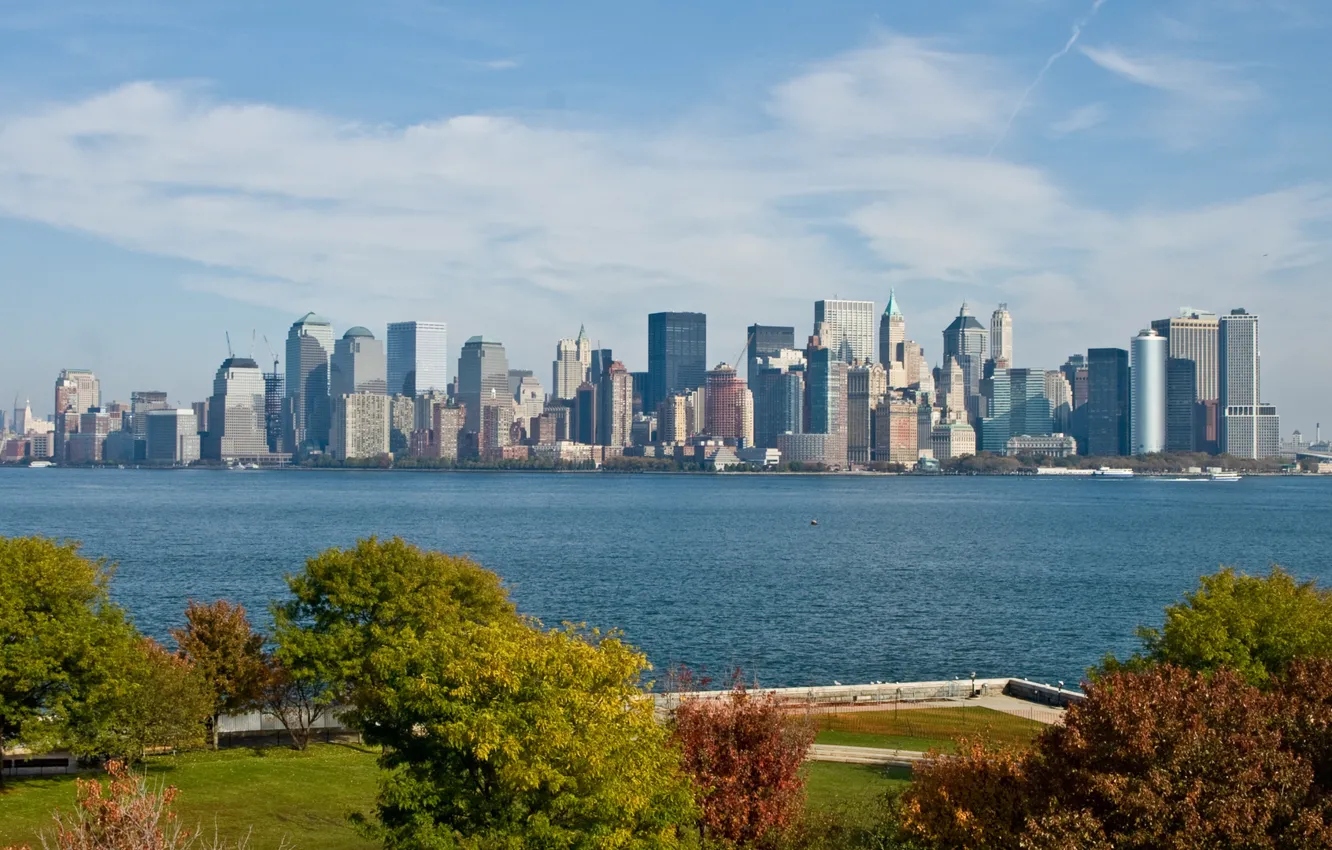 Photo wallpaper nature, the city, New York City