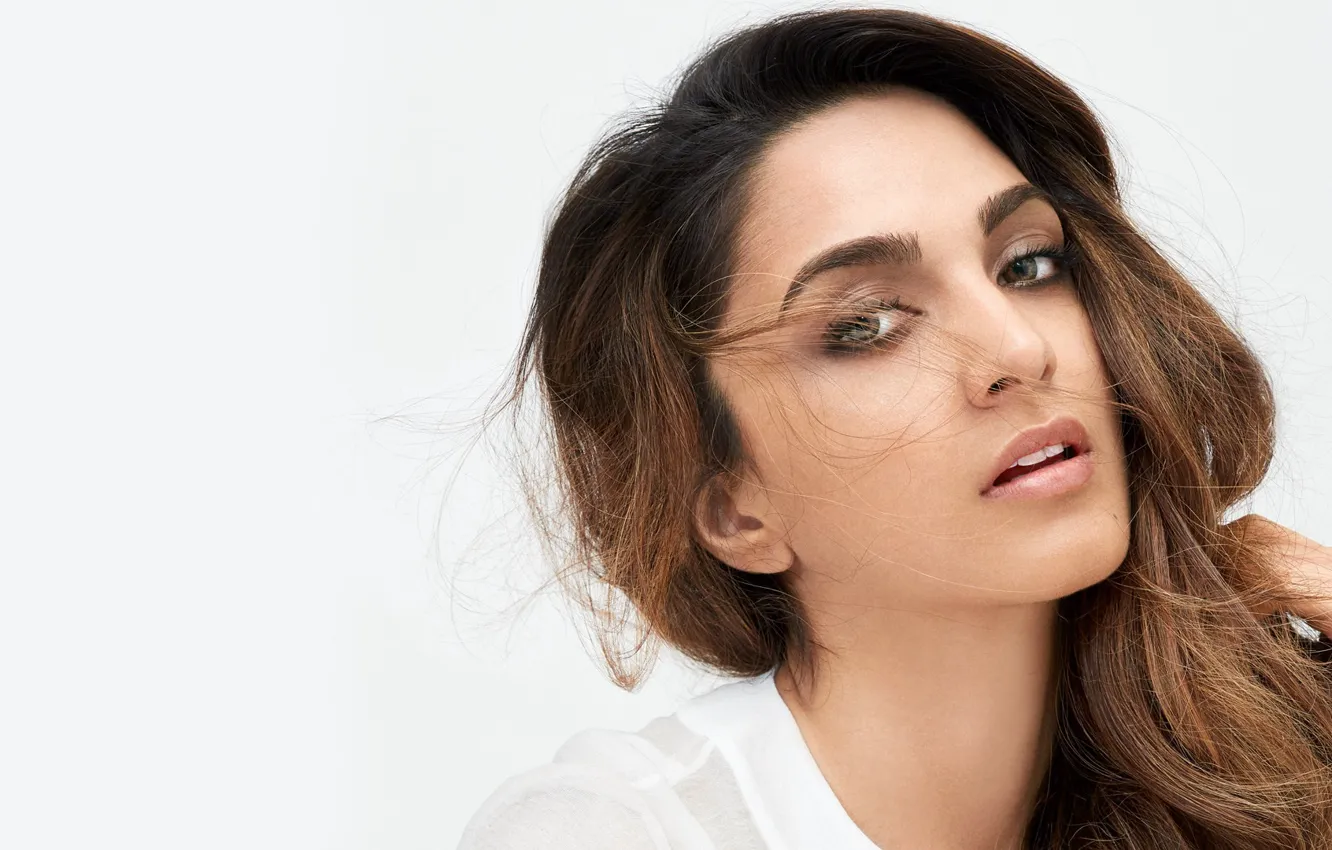 Photo wallpaper girl, hot, sexy, eyes, smile, beautiful, figure, model