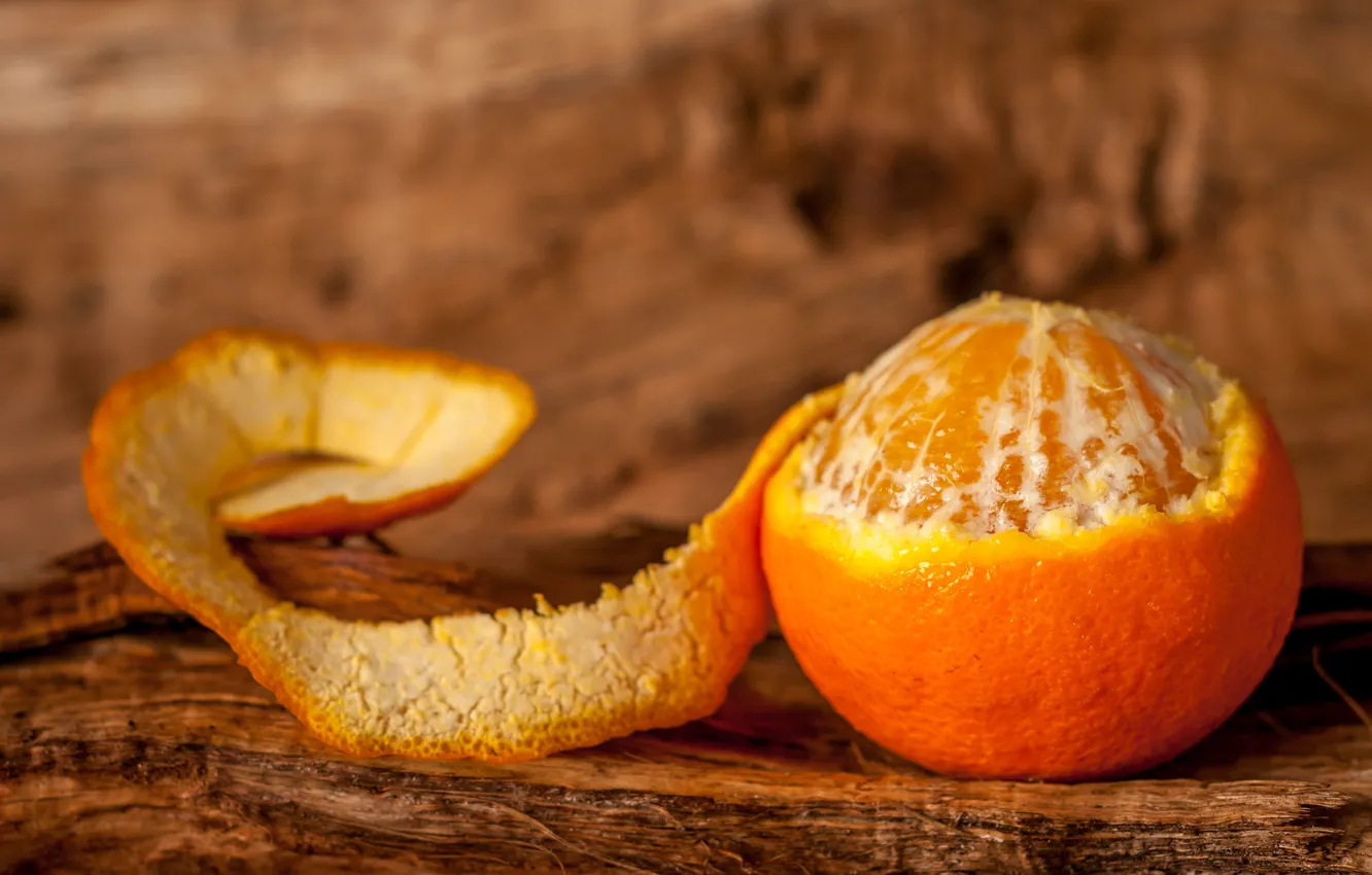 Photo wallpaper trees, background, Board, orange, food, citrus, fruit, peel