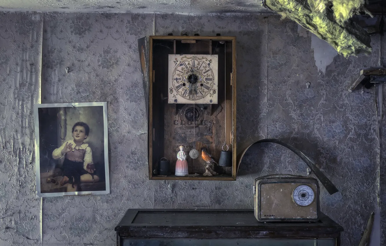 Photo wallpaper background, radio, receiver