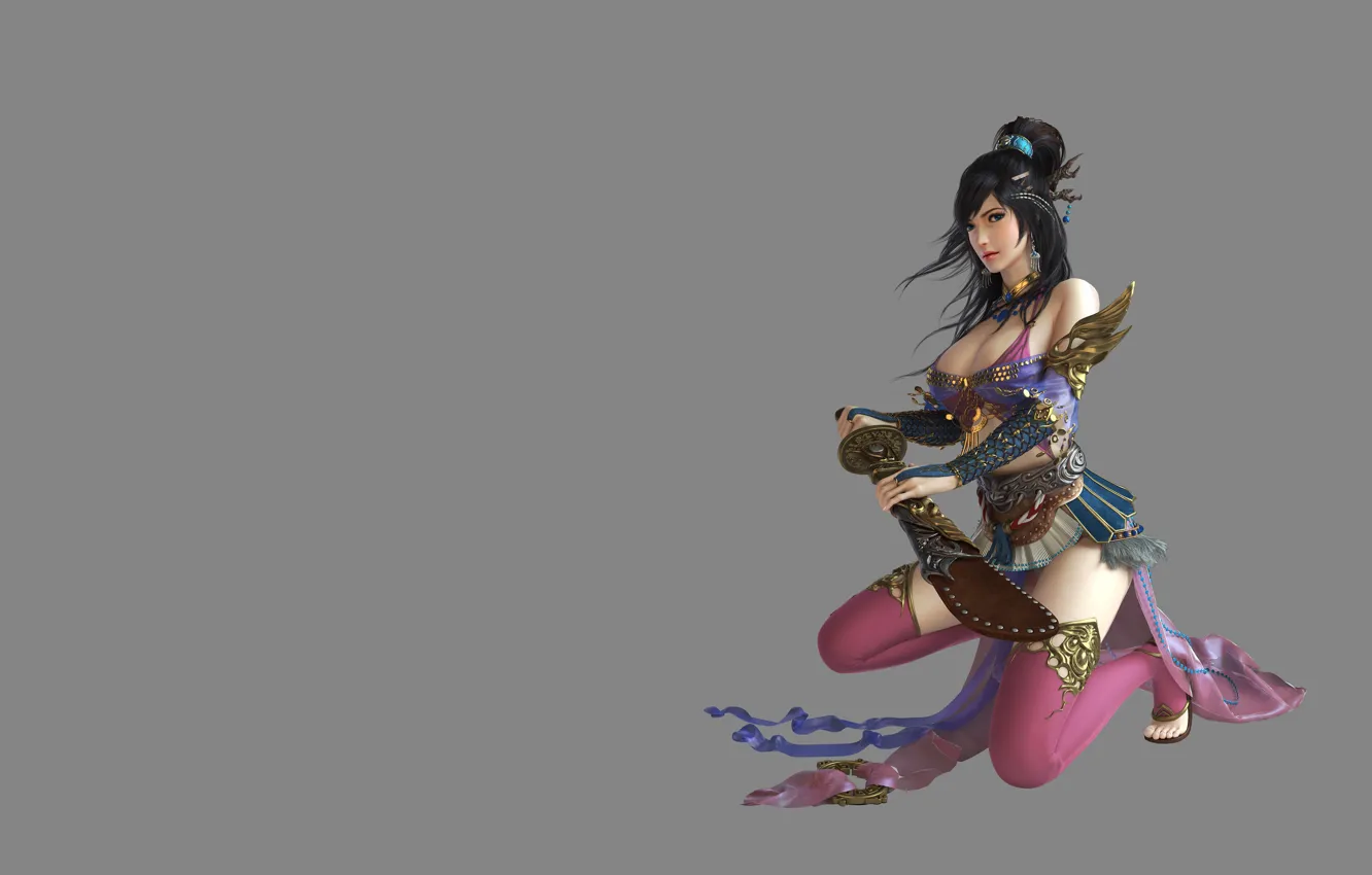 Photo wallpaper weapons, the game, fantasy, art, costume design, yonglin yao, The second dream