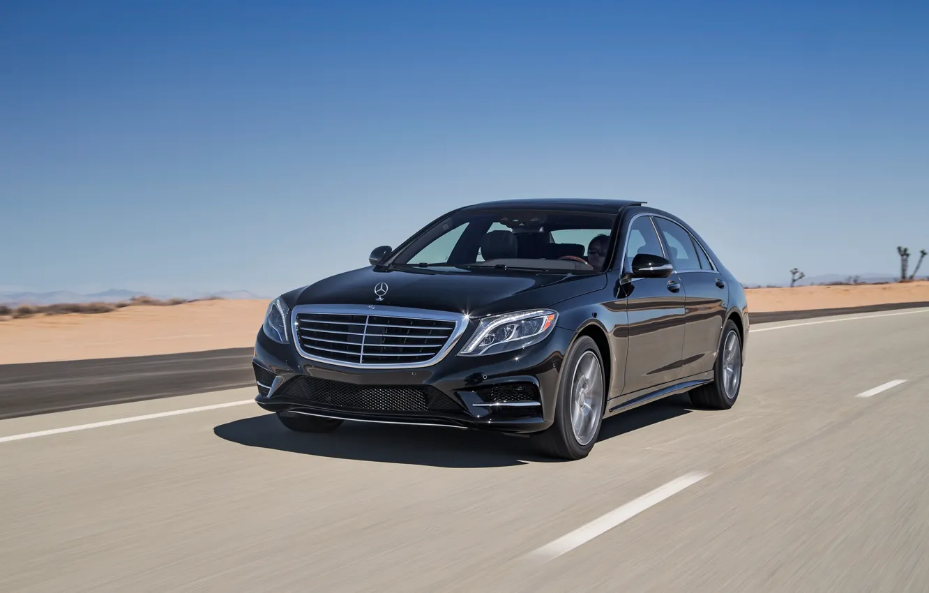 Photo wallpaper Mercedes, Benz, 2014, S 550