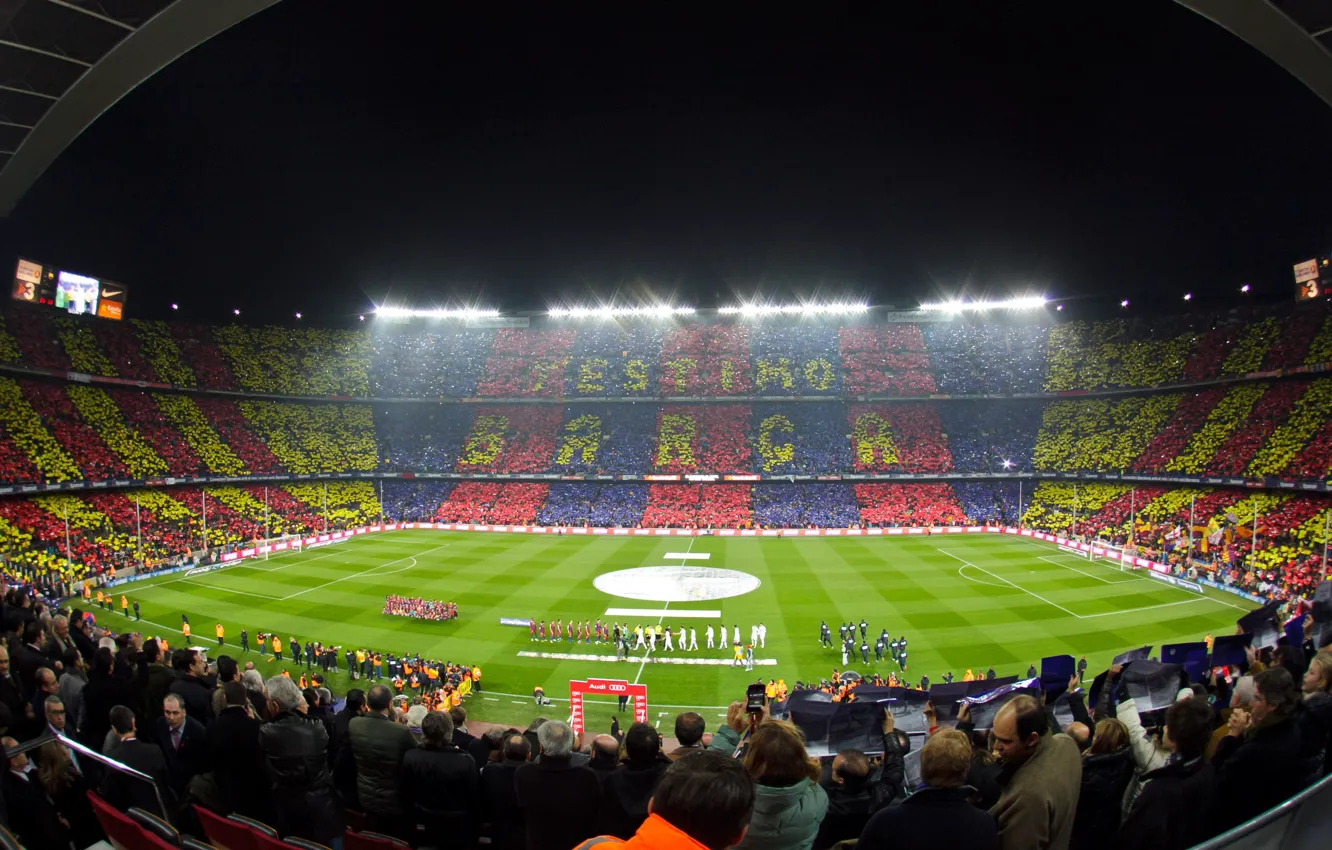 Photo wallpaper Barcelona, Barcelona, Camp Nou, Camp Nou