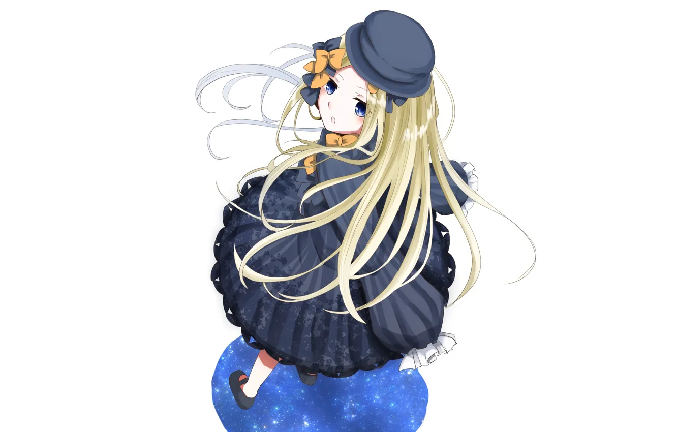 Photo wallpaper look, anime, art, girl, white background, Fate Grand Order, The destiny of a great campaign, …