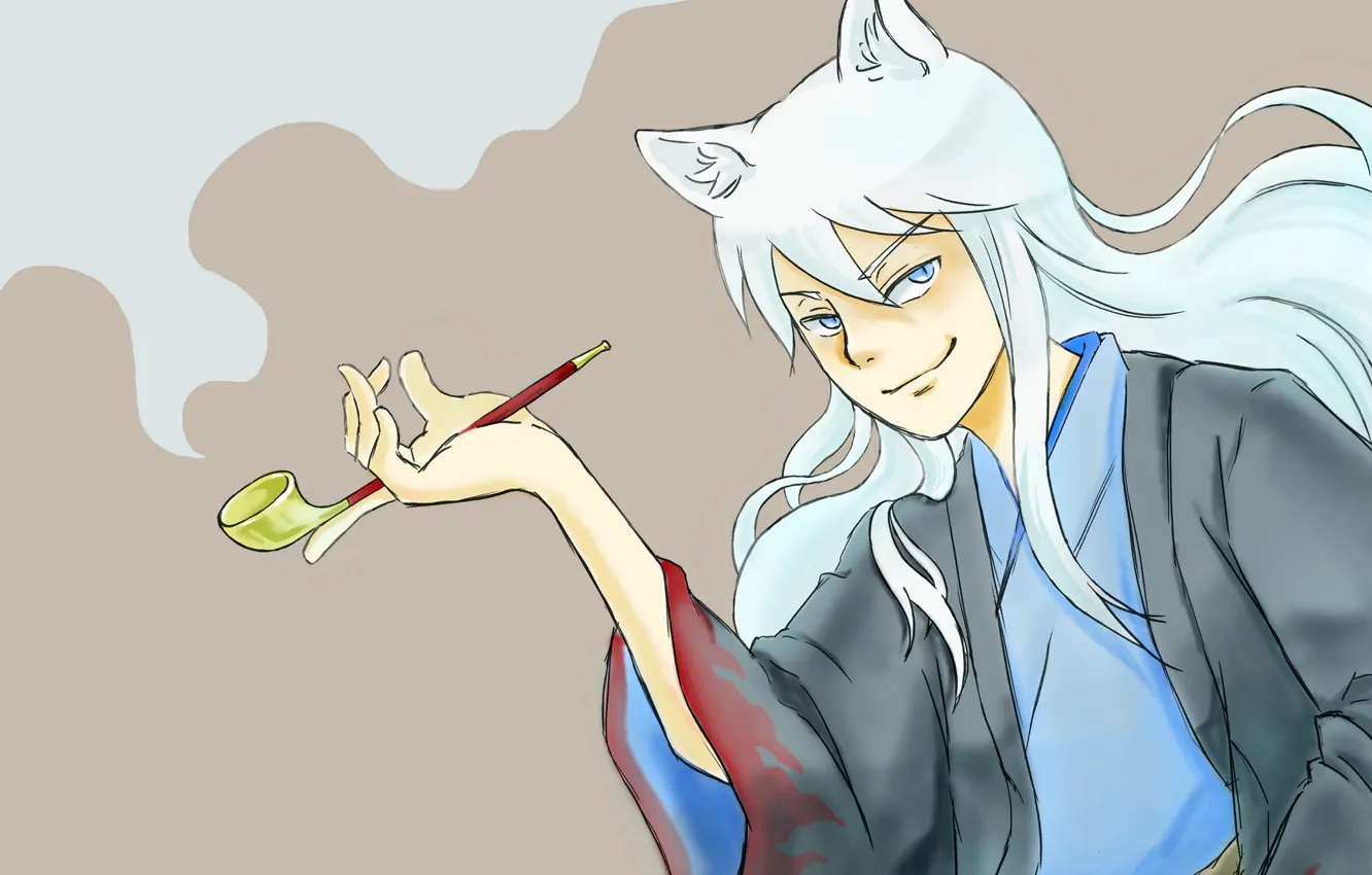 Photo wallpaper smoke, tube, kamisaa the hajimemashita, Tomoya, very nice God