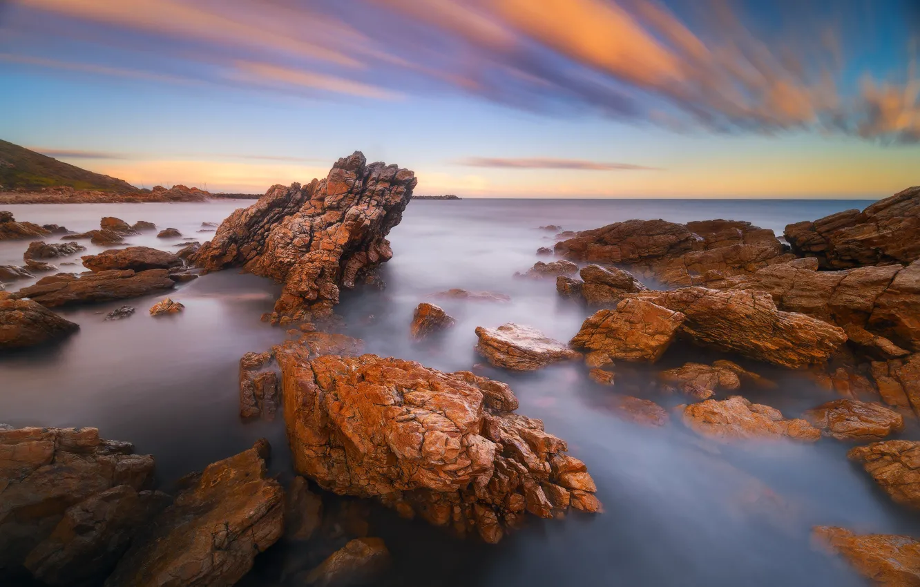 Photo wallpaper rocks, coast, Australia