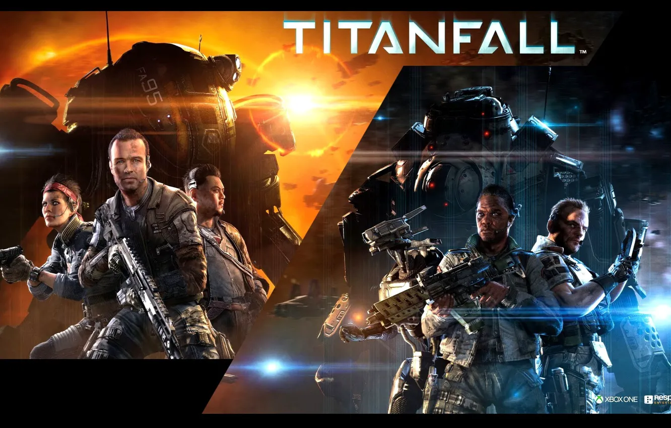 Photo wallpaper Electronic Arts, Respawn Entertainment, Titanfall Poster