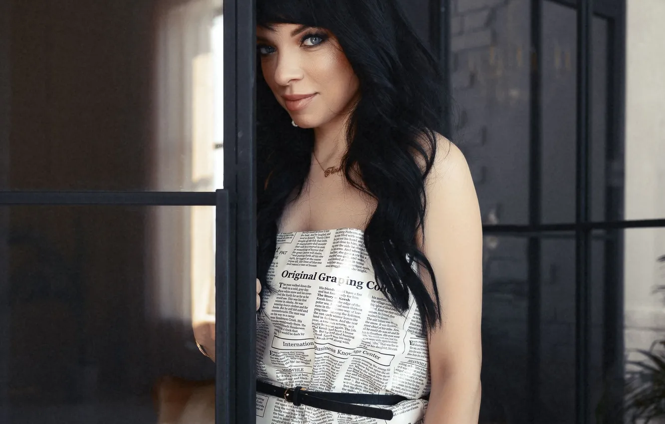 Photo wallpaper look, brunette, Alice, Vadim Mironov