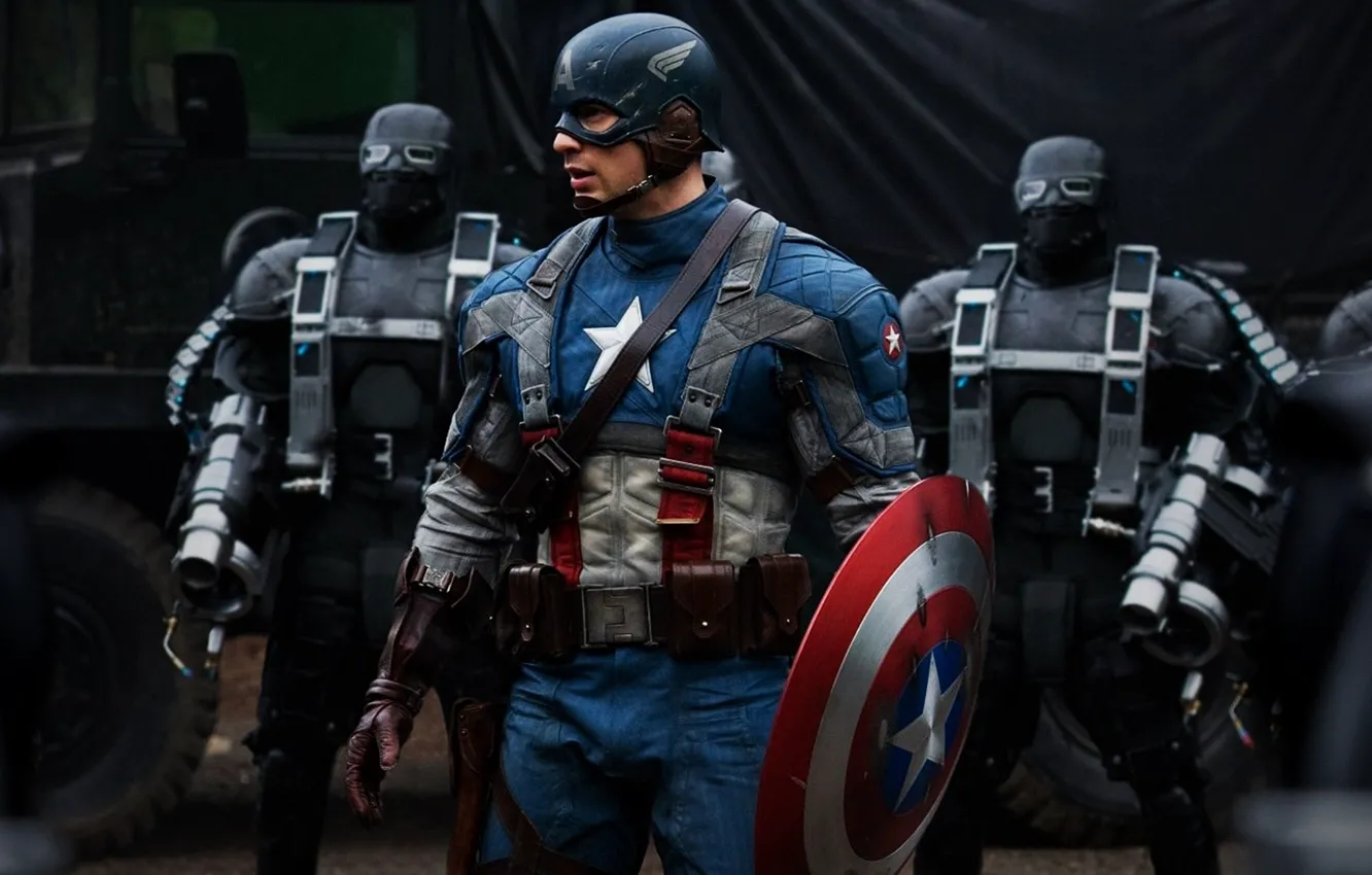 Photo wallpaper Marvel, Captain America, Comics, Cap