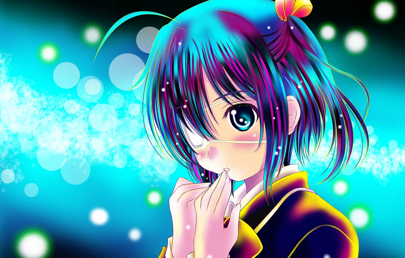 Photo wallpaper girl, anime, art, headband, aka kitsune, to rik takanashi, chuunibyou demo koi ga shitai!