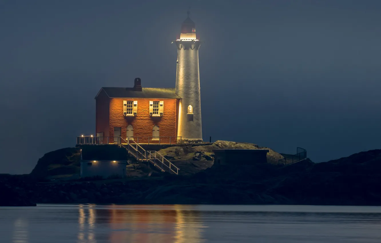 Photo wallpaper Canada, British Columbia, Colwood, Fisgard Lighthouse