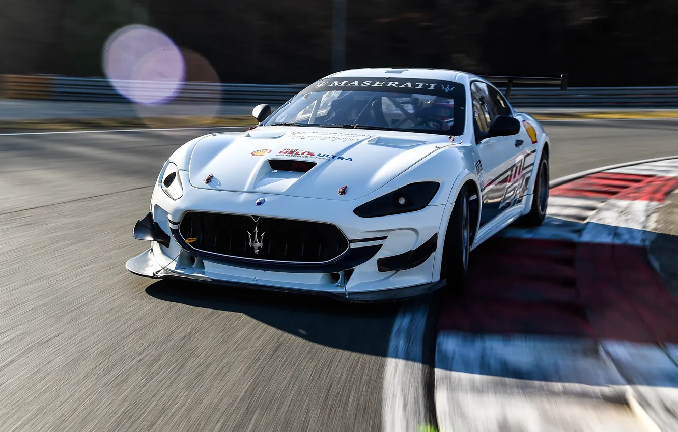 Photo wallpaper Maserati, racing car, GranTurismo, racing track, GT4, MC, 2019