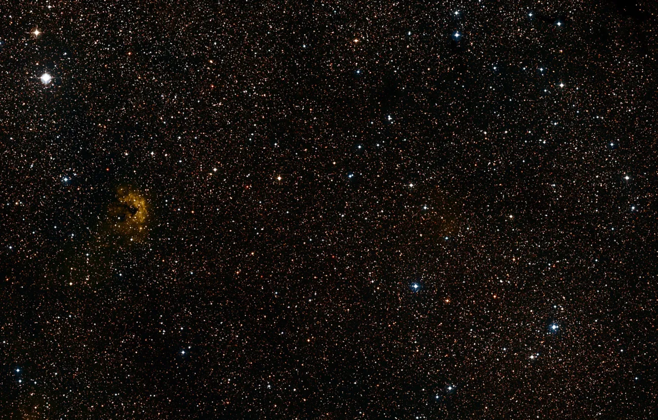 Photo wallpaper stars, Nova, Remnant, Wide Field Overview, Nova Vulpeculae 1670, Constellation of Vulpecula, dust clouds