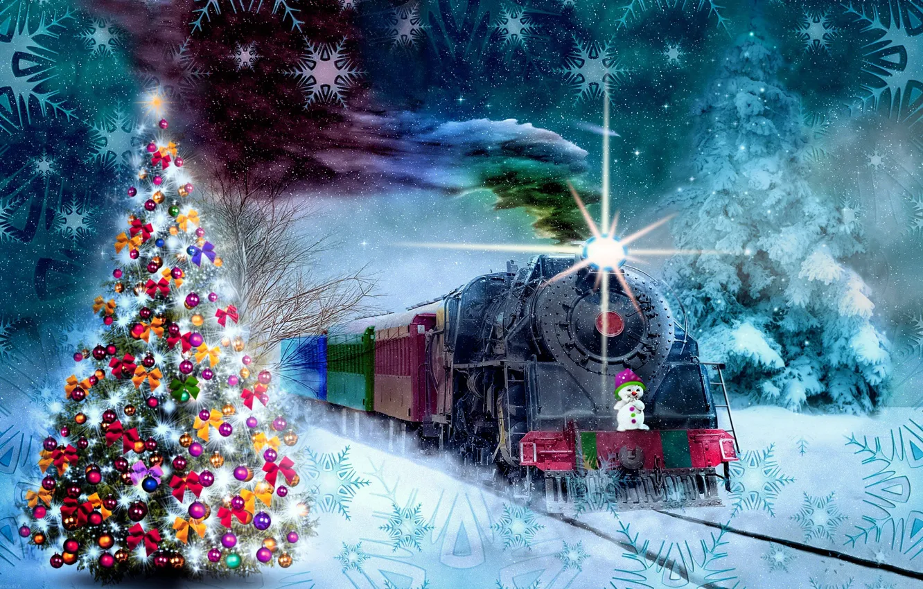 Photo wallpaper fantasy, saver, Christmas