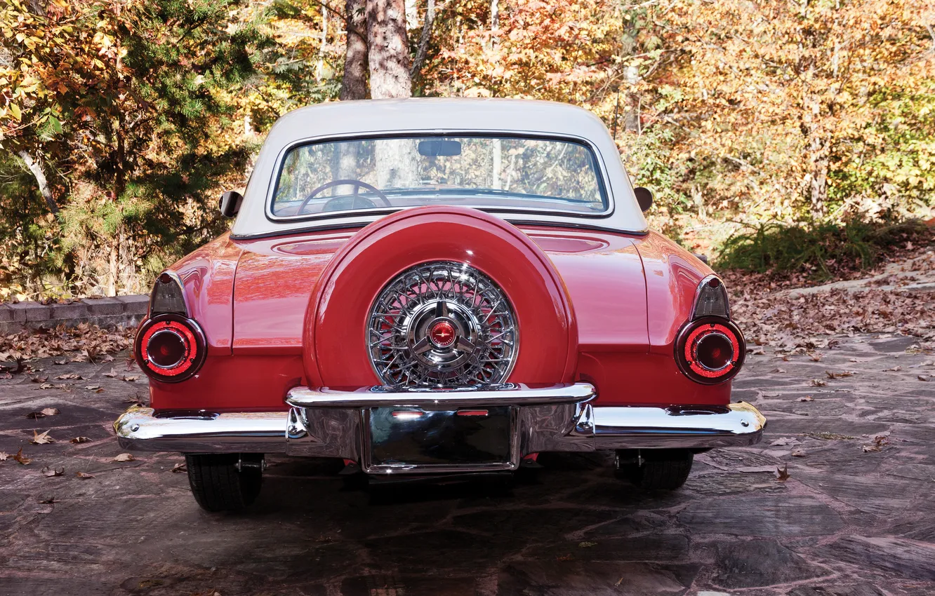 Photo wallpaper Ford, Ford, 1965, retro cars, Thunderbird, Retro Cars, Ford Thunderbird Convertible