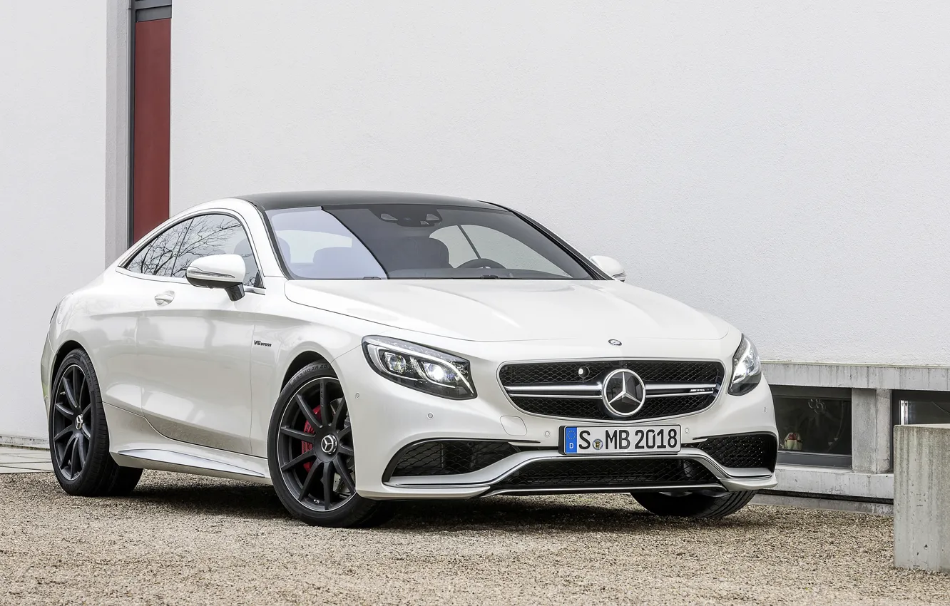 Photo wallpaper Mercedes-Benz, AMG, Coupe, S63, 2015