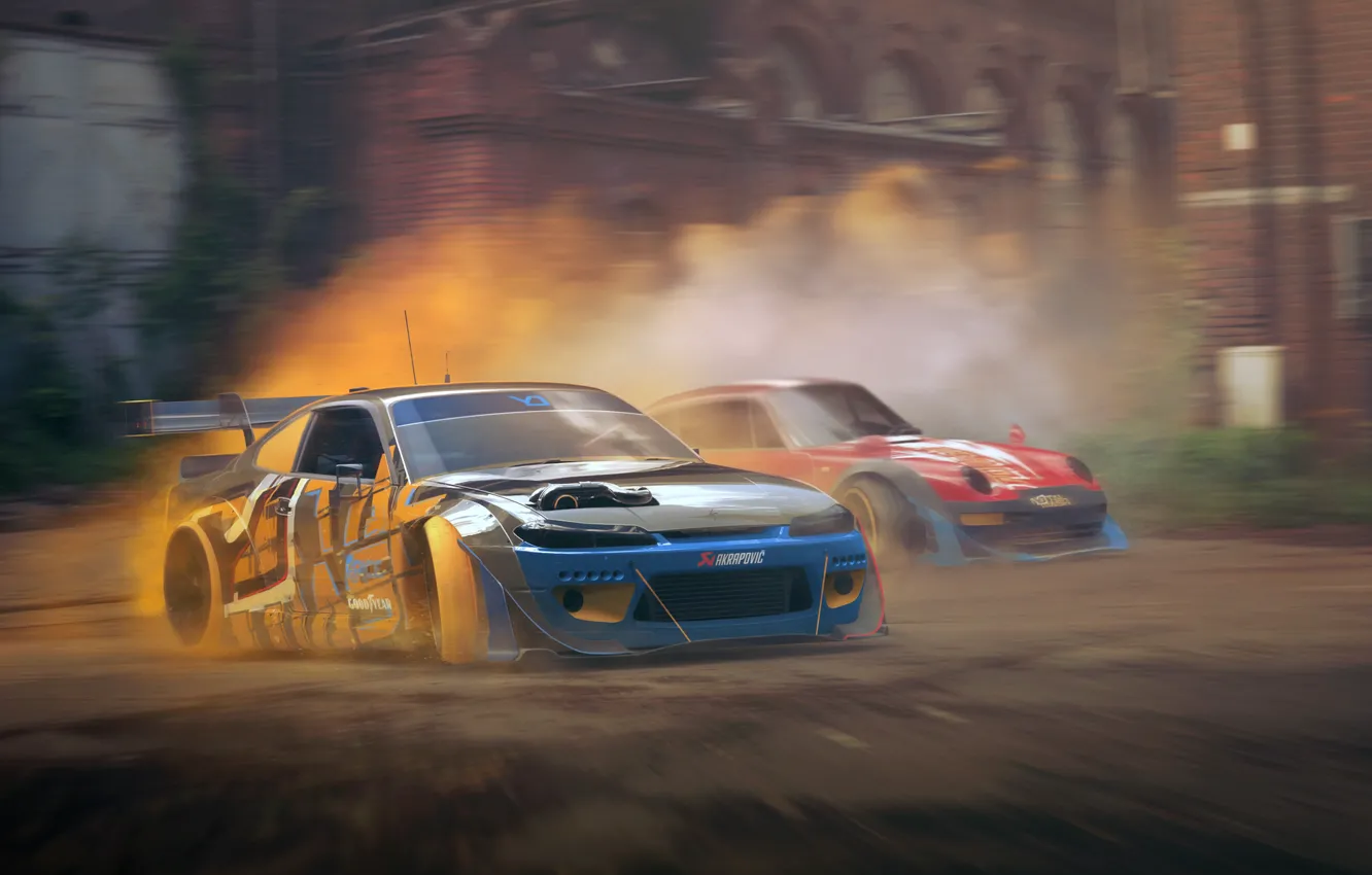 Photo wallpaper Porsche, Silvia, Nissan, Porsche 911, Nissan Silvia, Concept Art, Nissan Silvia S15, Game Art