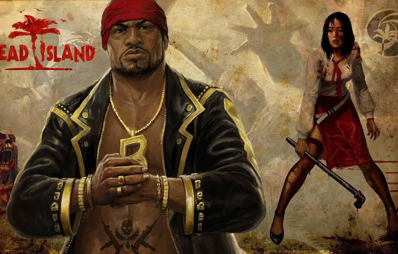 Photo wallpaper chinese, Microsoft Windows, zombie, tatoo, Xbox One, survival horror, man, asian