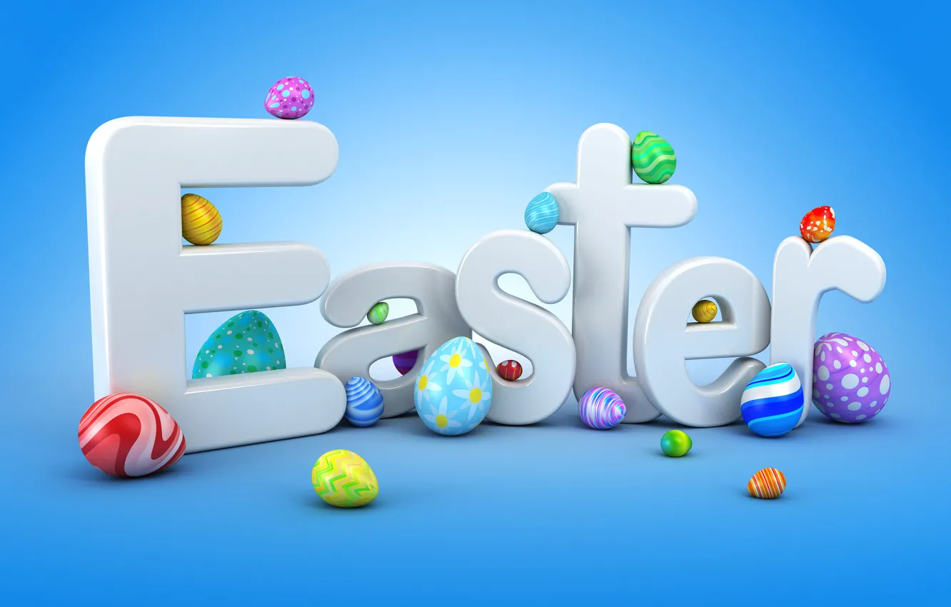Photo wallpaper graphics, eggs, Easter, Easter