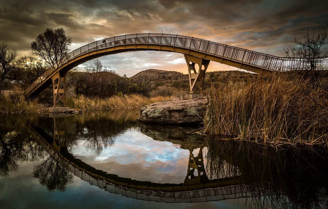 Photo wallpaper Arizona, Patagonia, Lake State Park, Patagonia Bridge