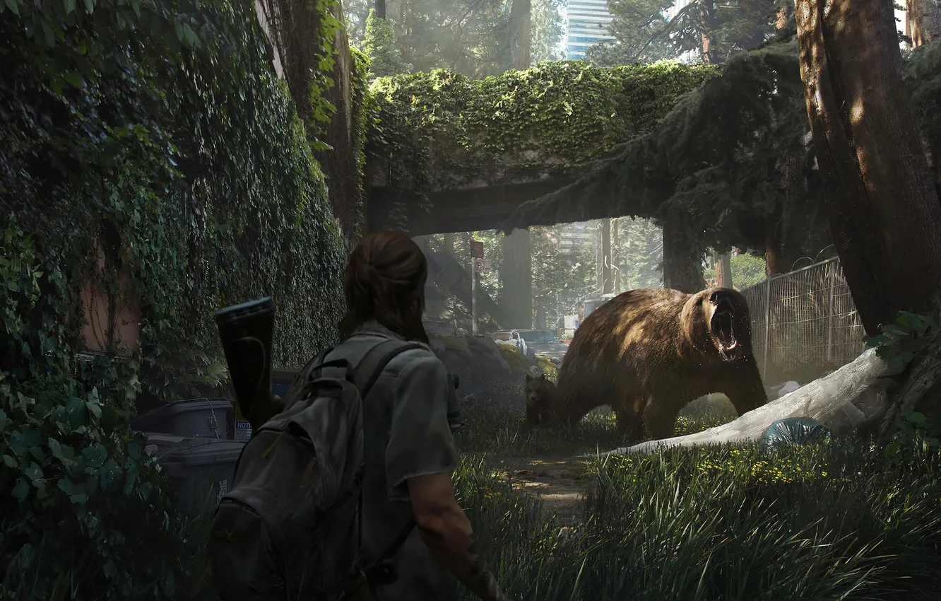 Photo wallpaper The Last of Us, Naughty Dog, stage, post apocalyptic, concert, instruments, Game Art, Florent Lebrun