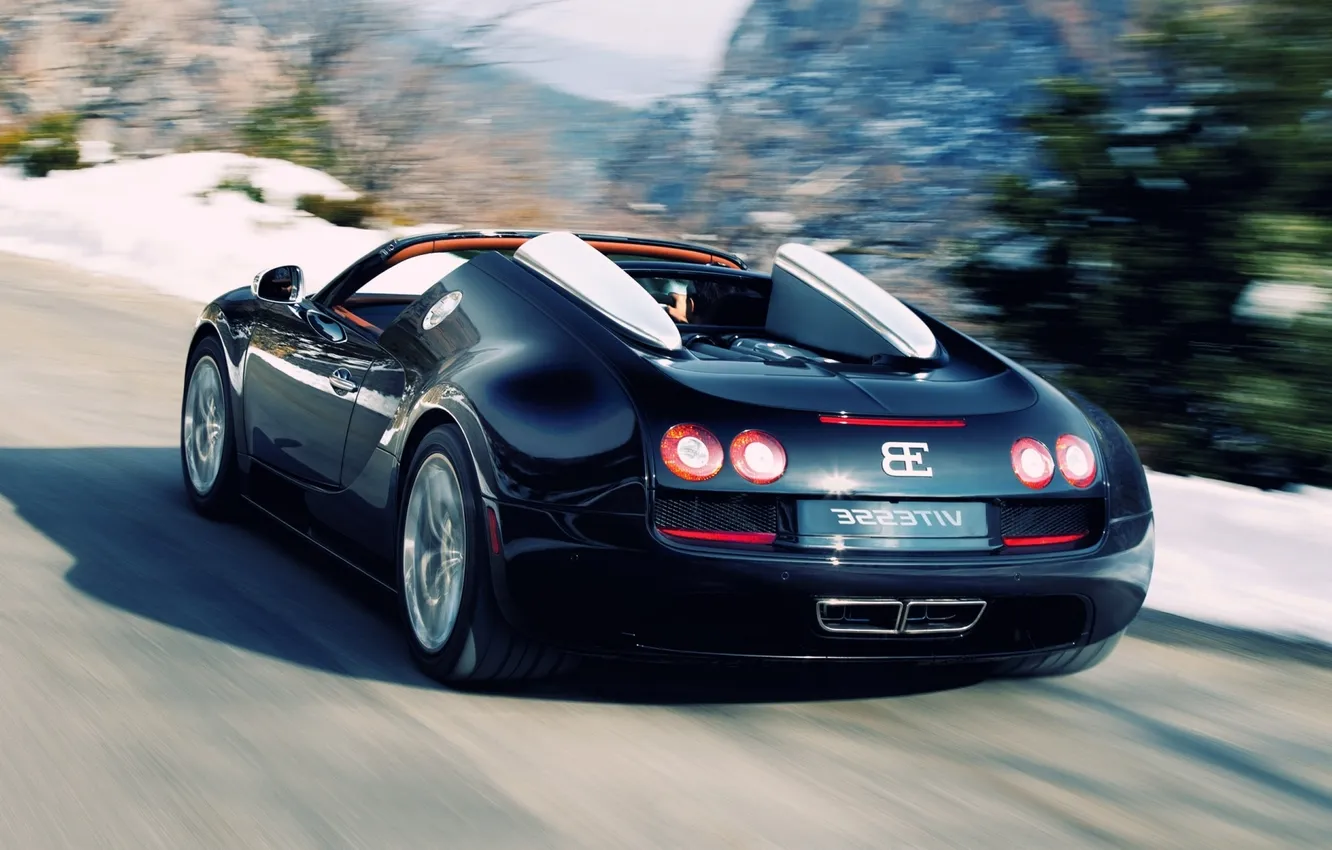 Photo wallpaper Bugatti Veyron, cars, auto, speed, Supercars, Sport, Wallpaper HD, Supercar