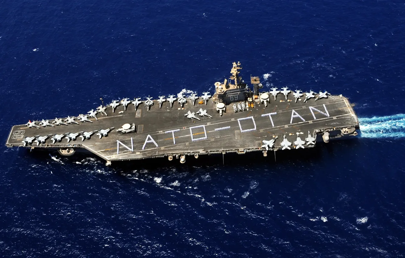 Photo wallpaper ship, aircraft, the carrier