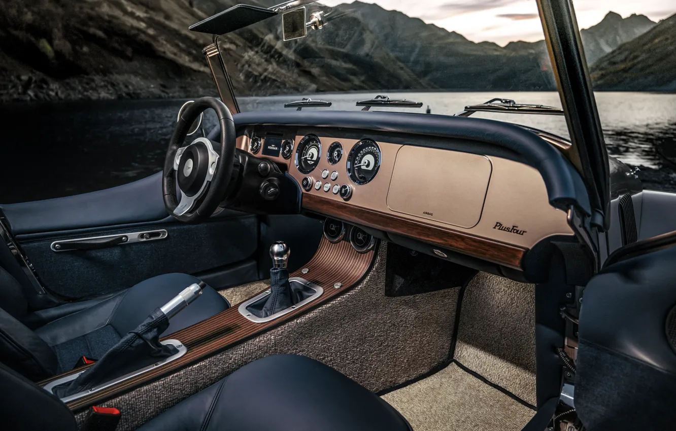 Photo wallpaper Morgan, Plus Four, Morgan Plus Four