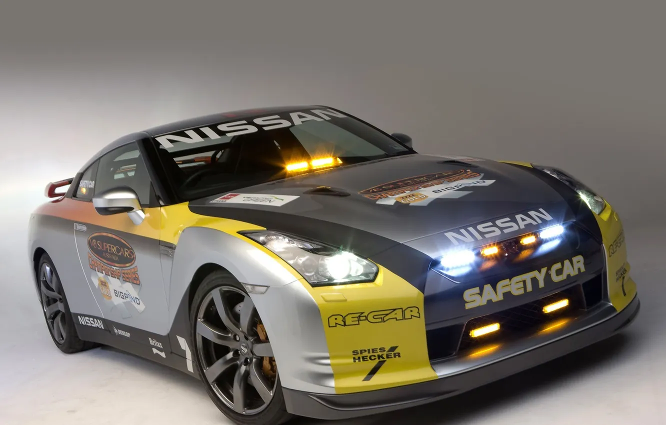 Photo wallpaper background, GTR, Nissan, stickers, flashers